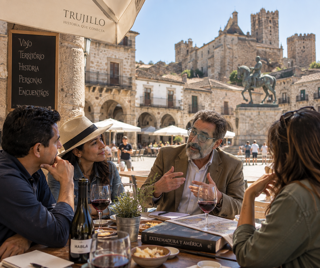 Grupo descubriendo la historia y cultura de Trujillo